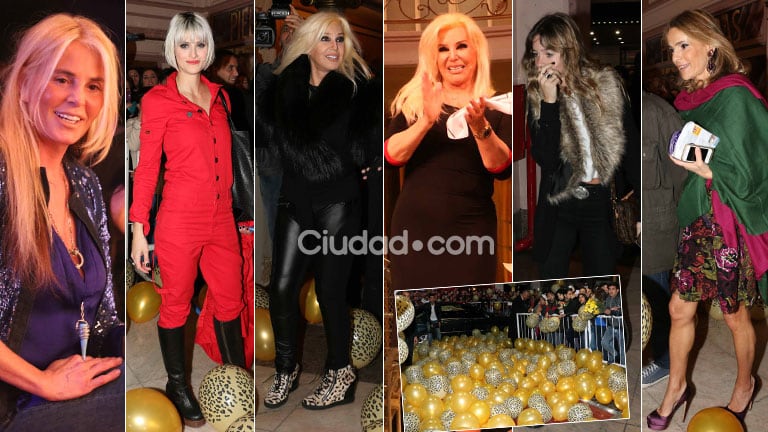 Susana Giménez y su despedida de la calle Corrientes: famosos top, súper looks y alfombra de globos animal print