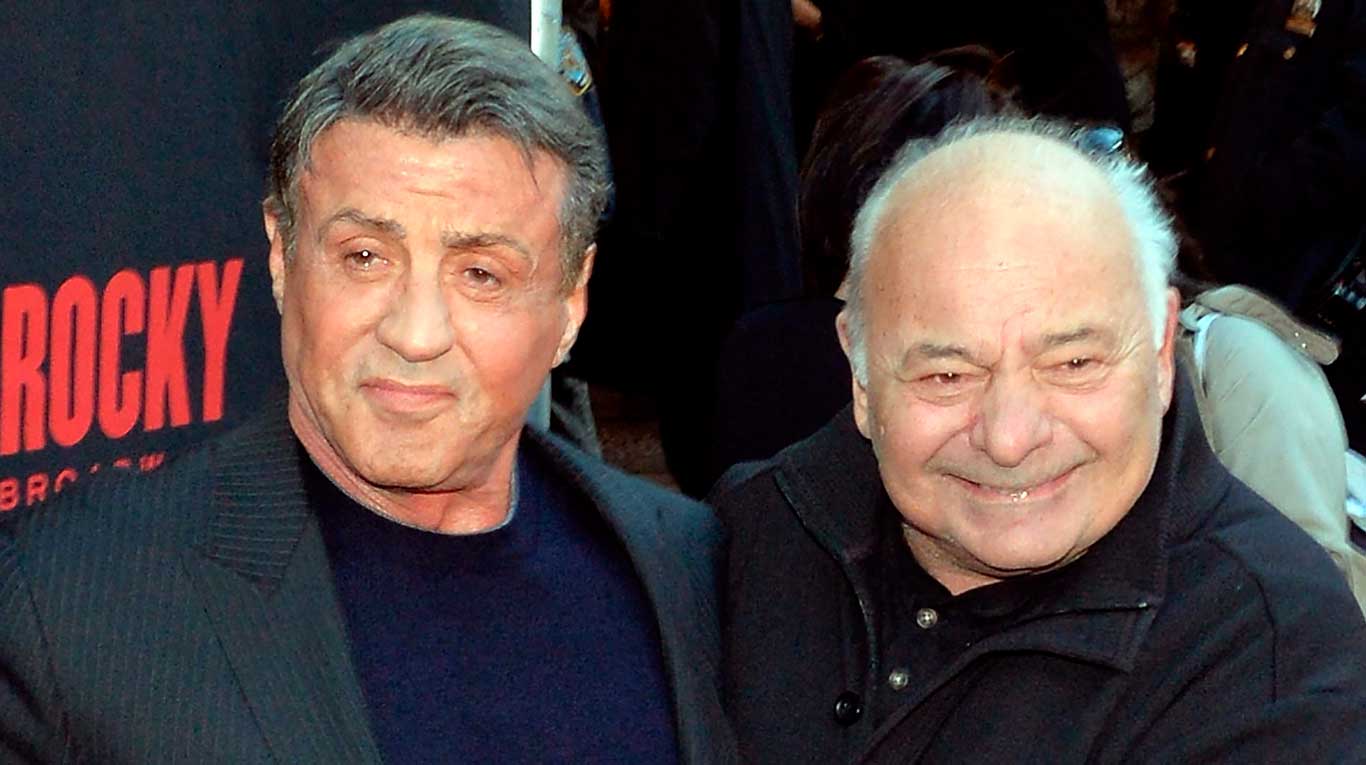 Sylvester Stallone y Burt Ward (Foto: AFP)