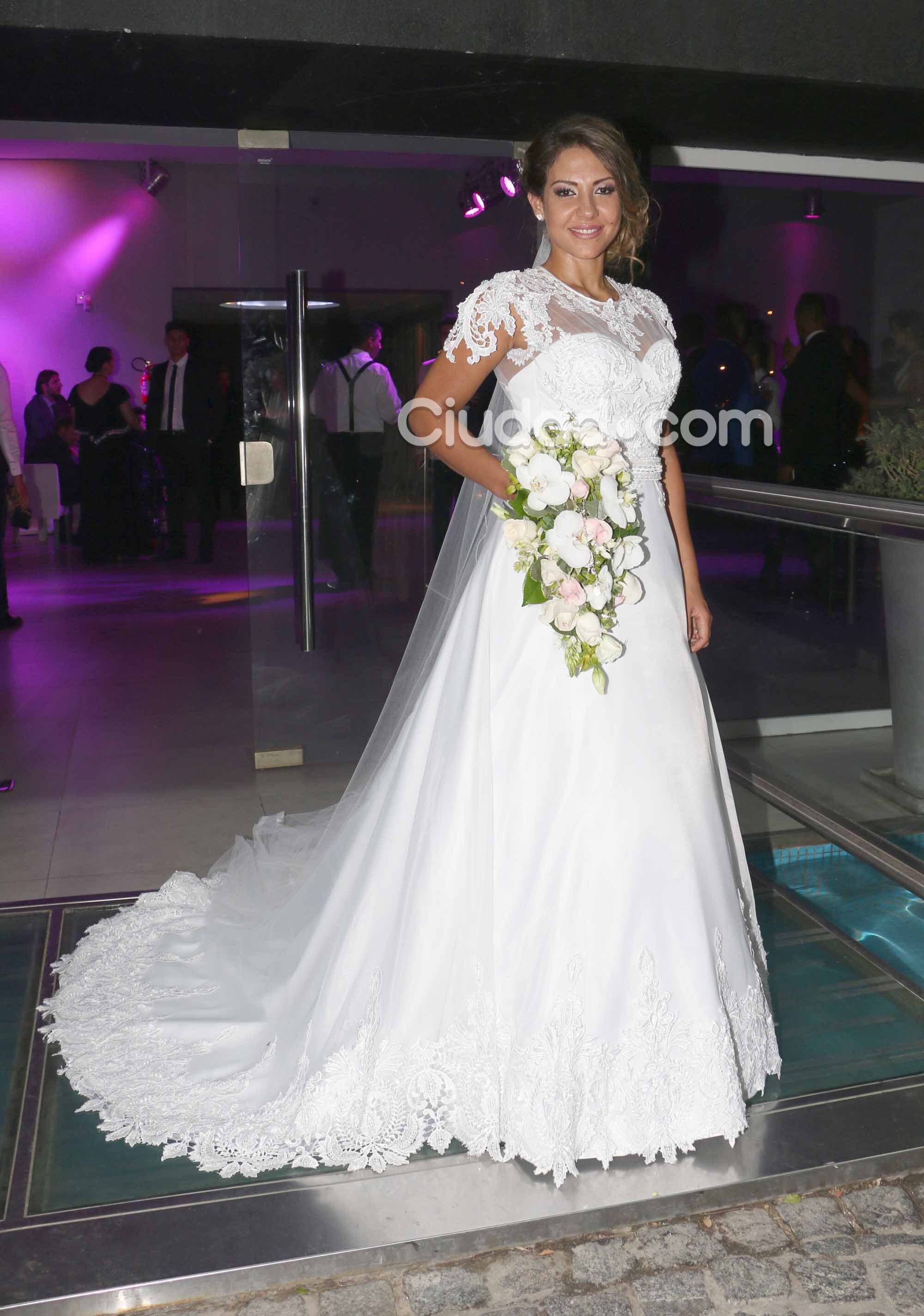 Tamara Alves en su boda. (Foto: Movilpress - Ciudad.com)