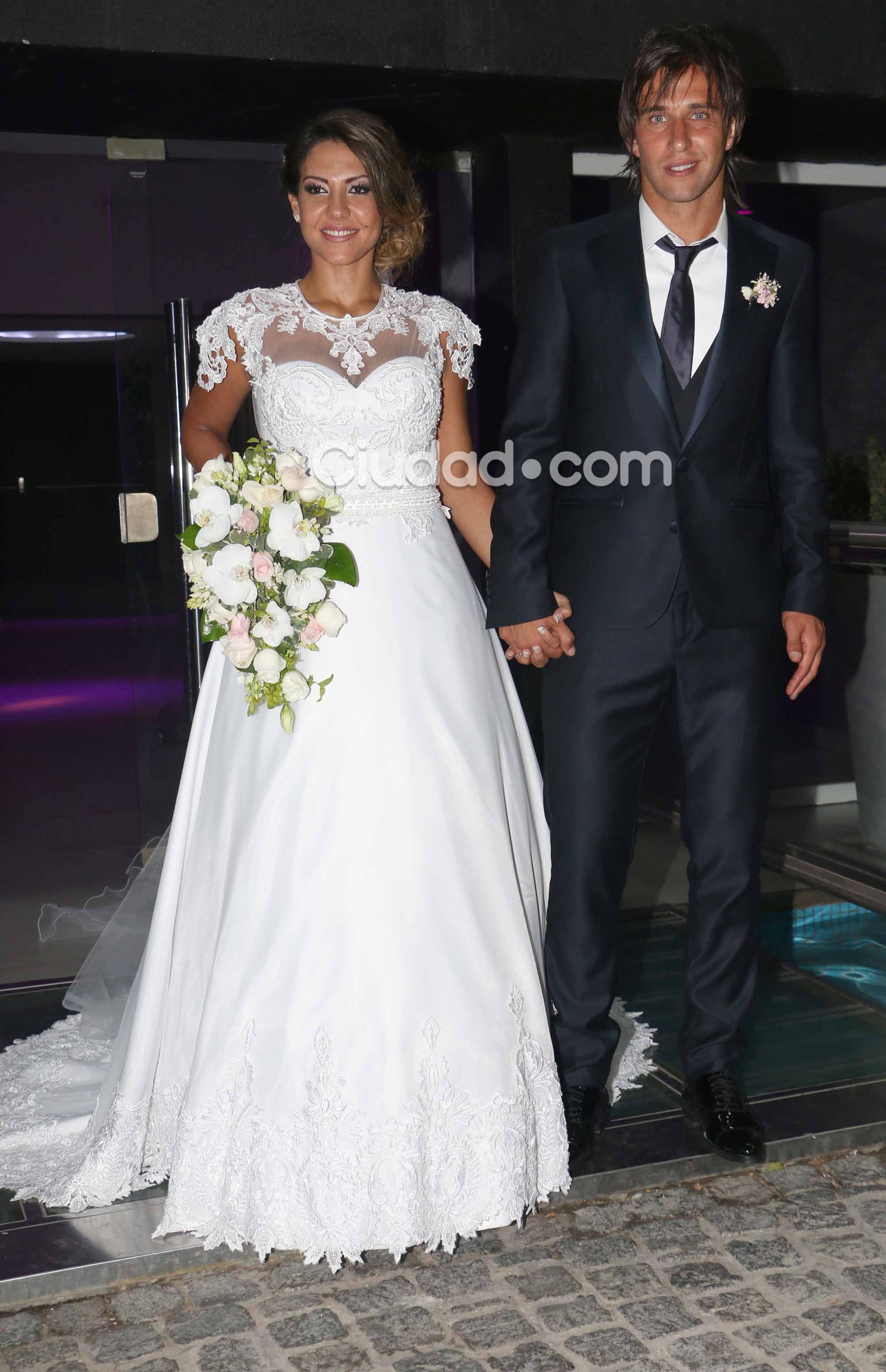 Tamara Alves y Patricio Toranzo en su boda. (Foto: Movilpress - Ciudad.com)