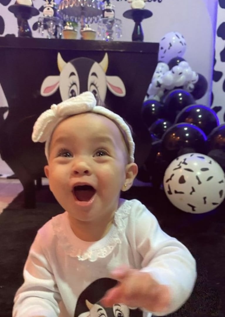 Tamara Báez y L-Gante celebraron los 10 meses de su hija Jamaica: todas las fotos