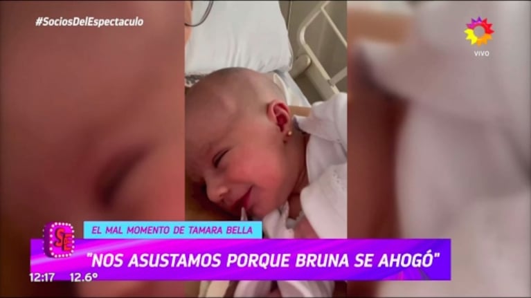 Tamara Bella presentó a su hija Bruna en sociedad y habló de la salud de la pequeña