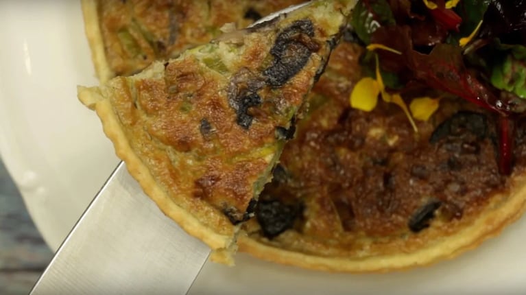 Tarta de puerros y champignones: paso a paso de una receta simple y práctica 