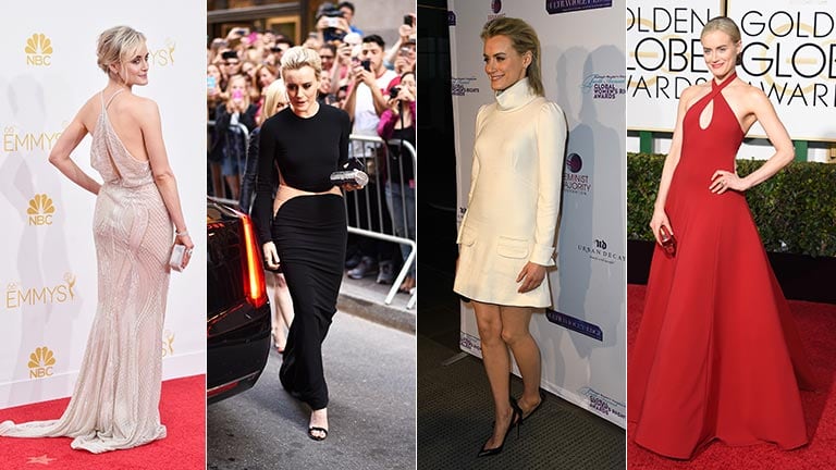 Taylor Schilling, la diosa fashionista de Orange is the new black. (Fotos: AFP)