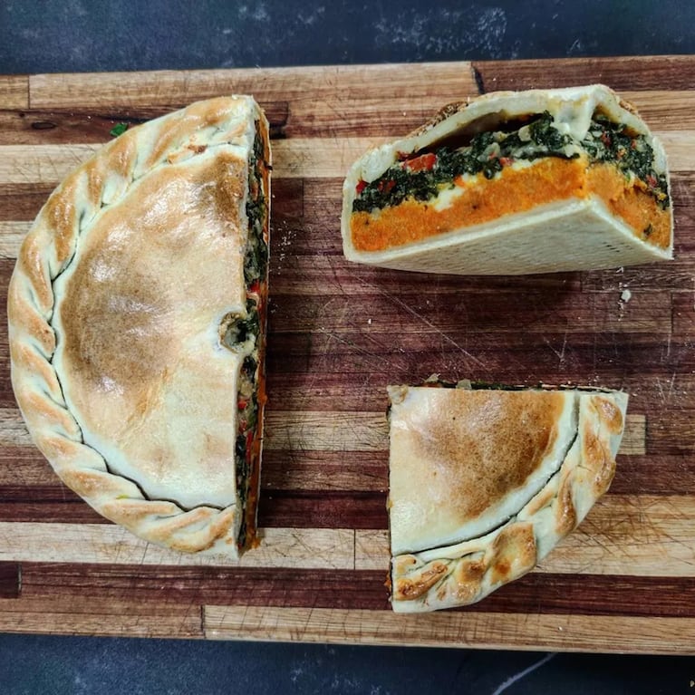 Te salva un almuerzo o cena: Tarta bicolor