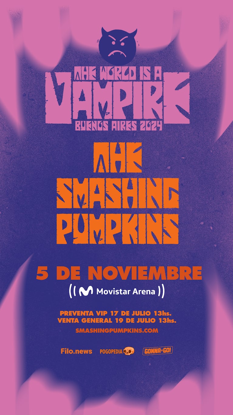 The Smashing Pumpkins en Argentina: fecha, lugar y entradas