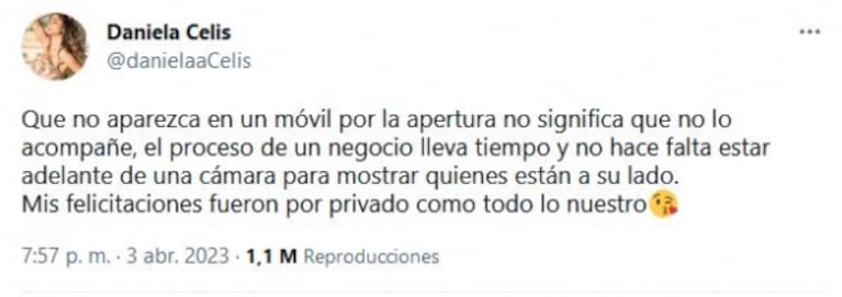 Thiago Medina justificó la ausencia de Daniela Celis en su verdulería: "Tenía cosas que hacer"