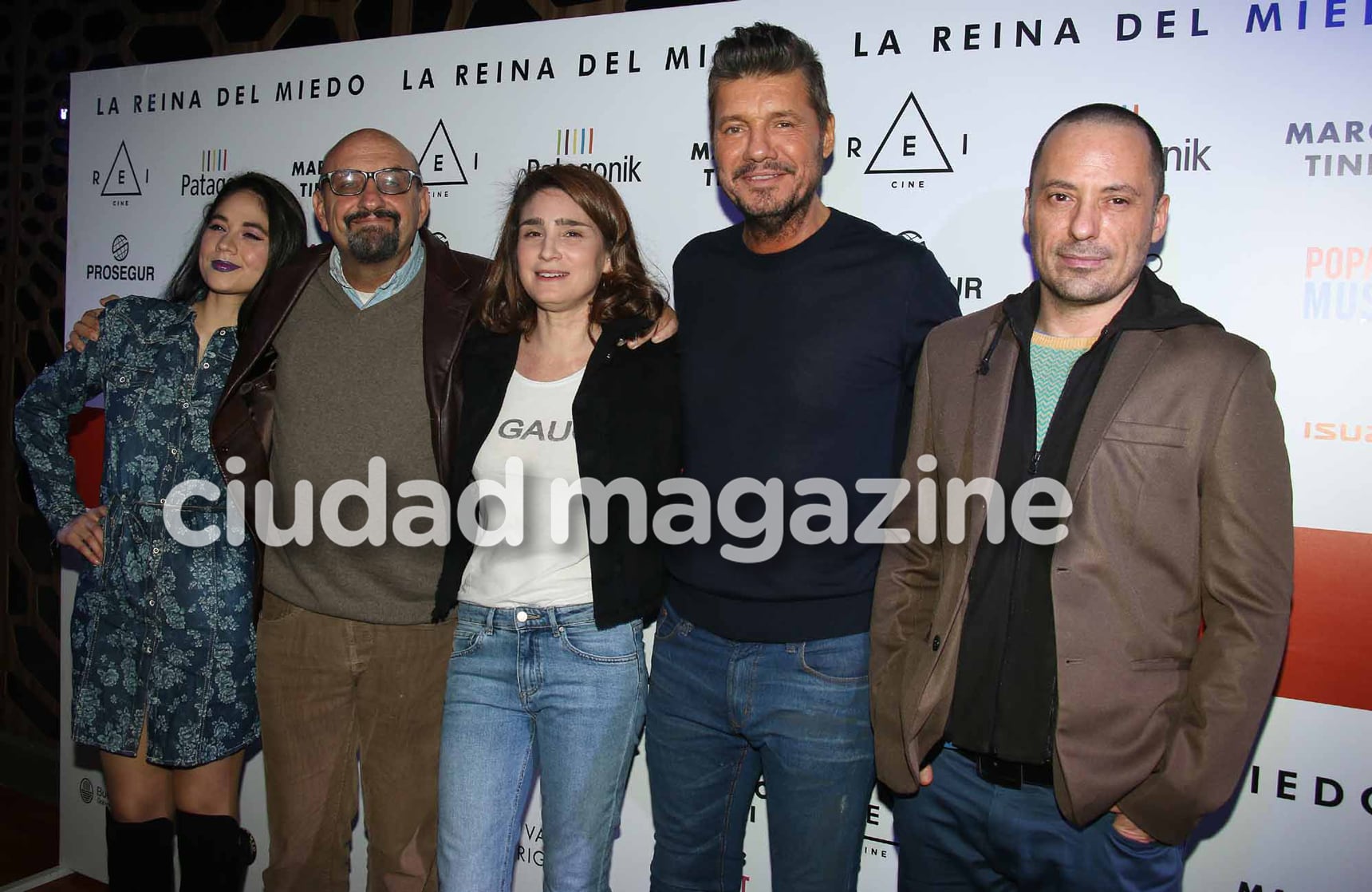 Tinelli, Guillermina, Bertuccelli, Vicentico y más invitados en el festejo (Fotos: Movilpress). 