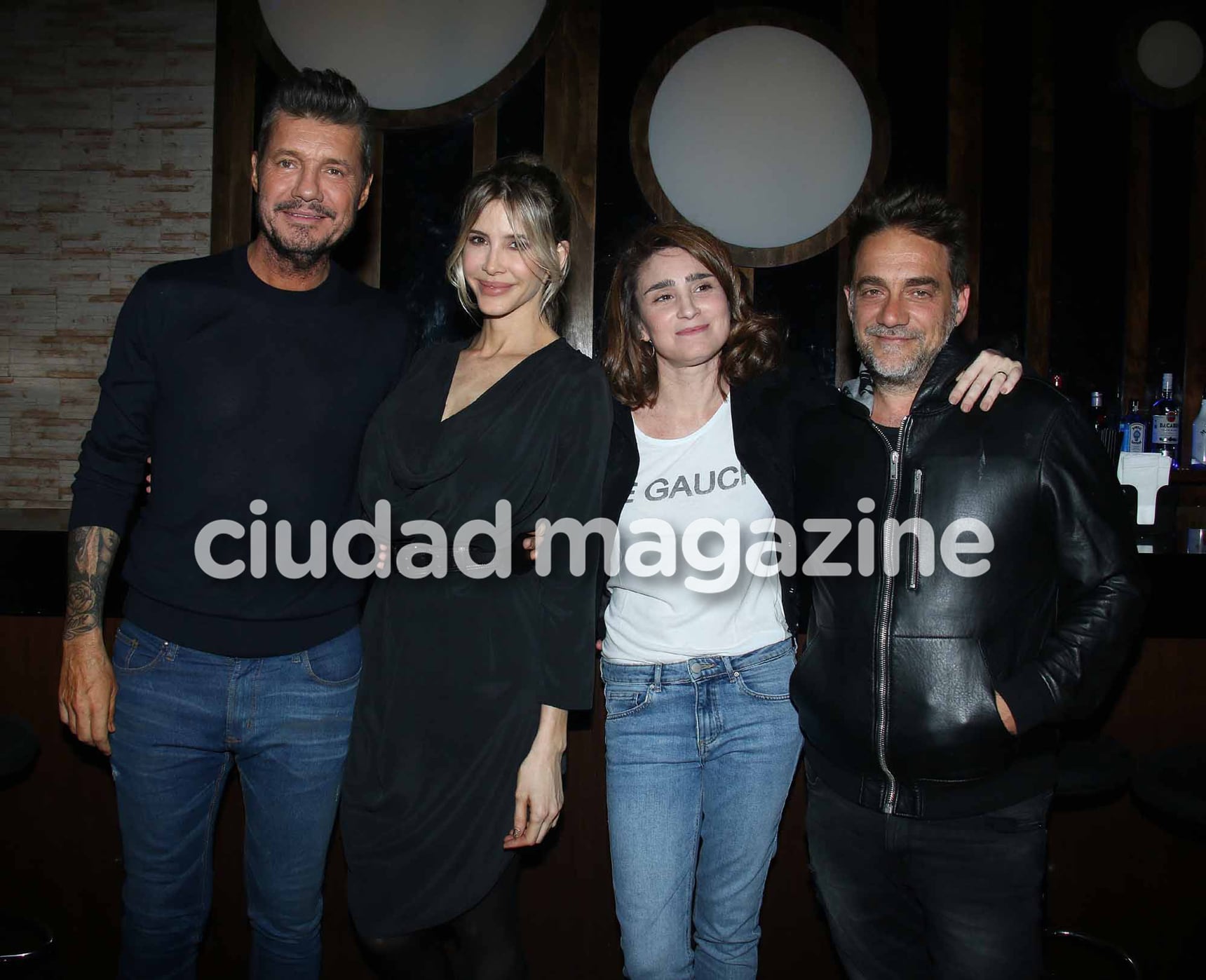 Tinelli, Guillermina, Bertuccelli, Vicentico y más invitados en el festejo (Fotos: Movilpress). 