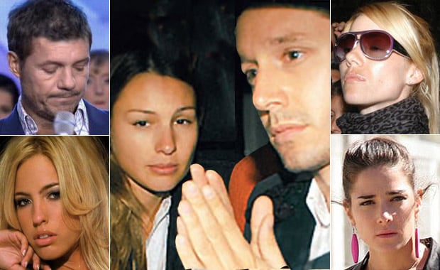 Tinelli, Guirao Díaz, Nicole y Juana Viale, algunos de los famosos que expresaron su dolor en Twitter. (Fotos: Paparazzi y Web)