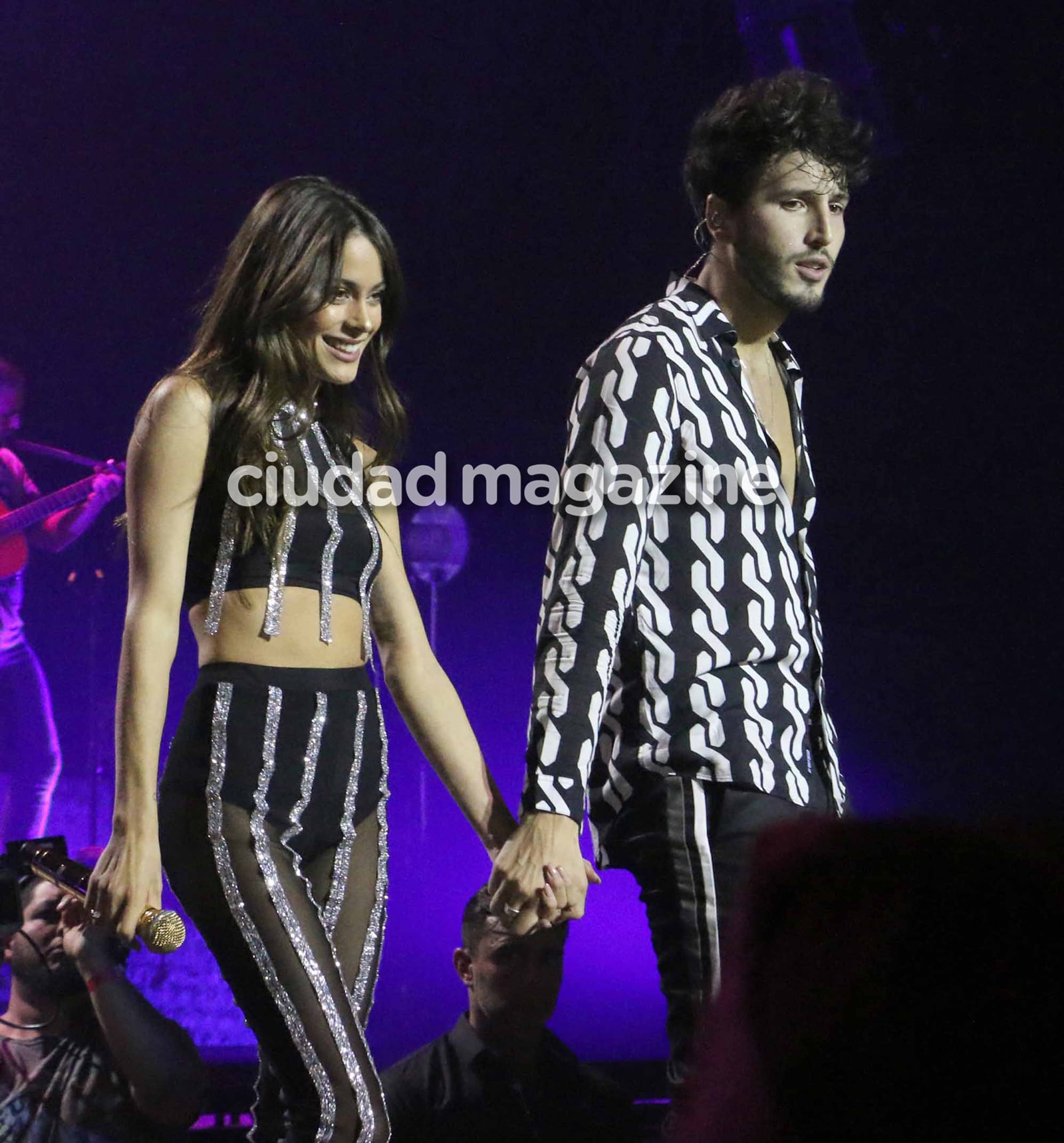 Tini Stoessel cantó con su novio, Sebastián Yatra (Foto: Movilpress)