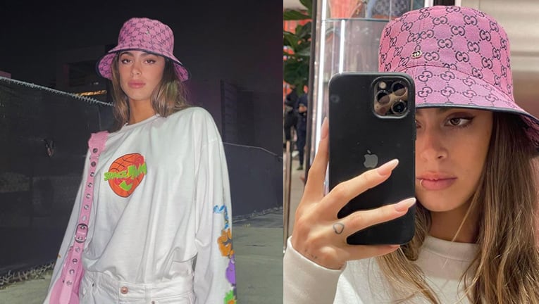 Tini Stoessel lució un llamativo piercing en el labio.