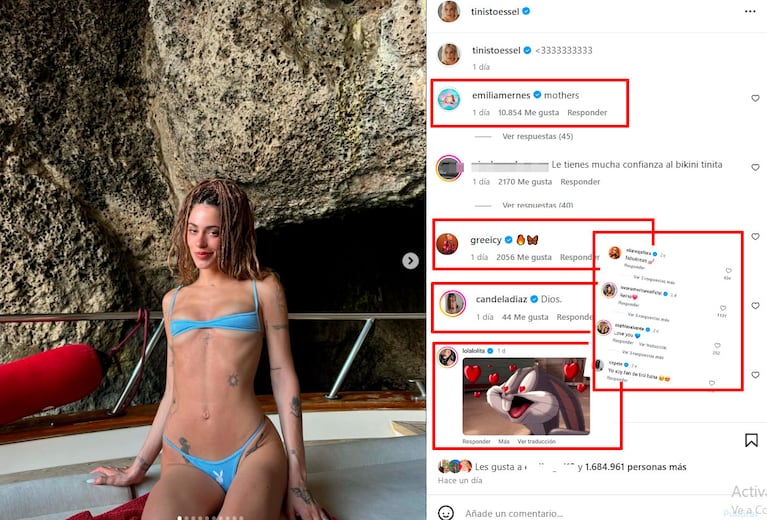 Tini Stoessel marcó tendencia con su diminuta bikini, en sus lujosas vacaciones en Italia: las imágenes