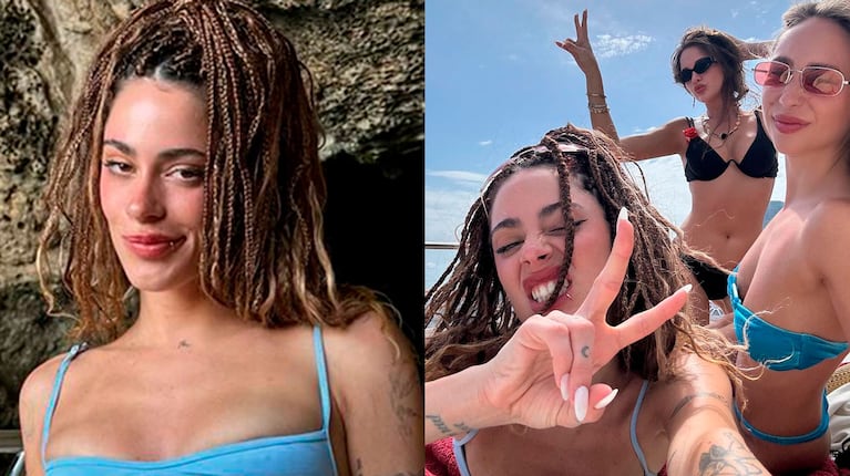 Tini Stoessel marcó tendencia con su diminuta bikini, en sus lujosas vacaciones en Italia: las imágenes