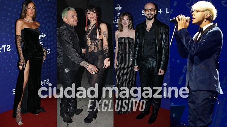 Tini Stoessel, Rusherking, Cazzu y Christian Nodal, Abel Pintos y Mora Calabrese, entre los destacados de la alfombra roja (Fotos: Movilpress). 