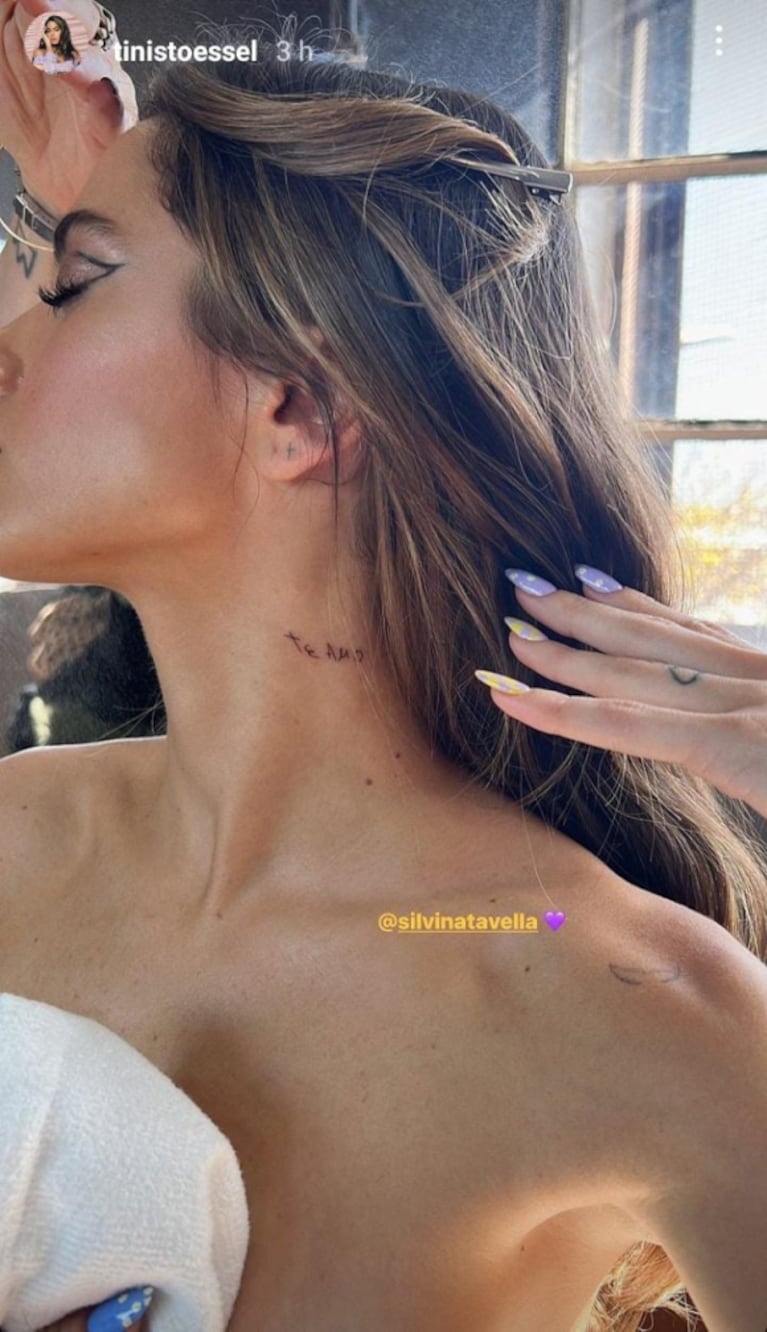 Tini Stoessel se hizo un tatuaje muy significativo, en honor a su papá tras su internación: "Te amo"