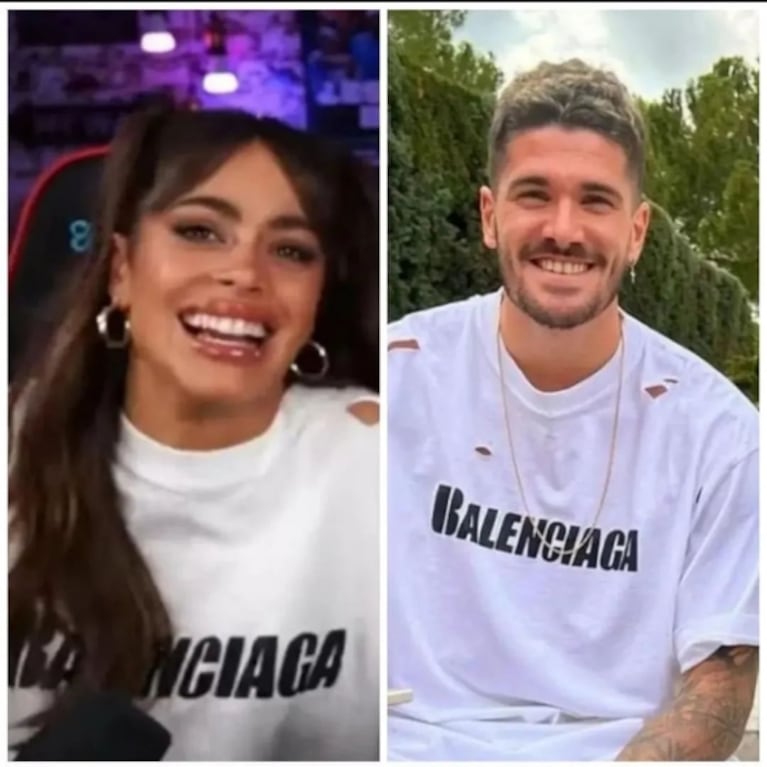 Tini Stoessel y Rodrigo de Paul sorprenden con sus looks idénticos: "Gemelos de la moda"