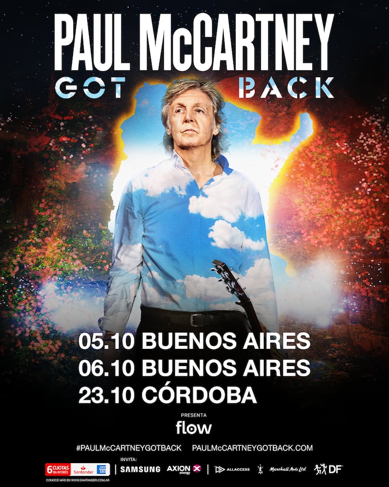 Todo lo que tenés que saber para disfrutar de los shows de Paul McCartney en Argentina