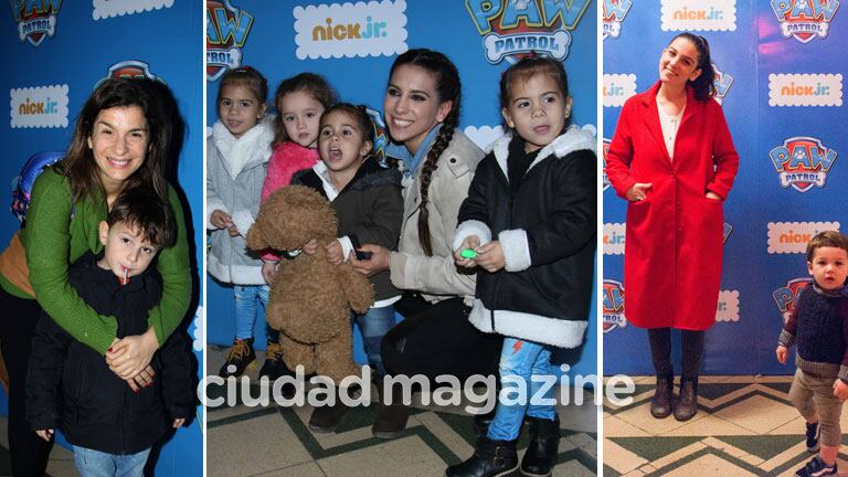 ¡Todos con los chicos! Lluvia de famosos con sus hijos en el teatro