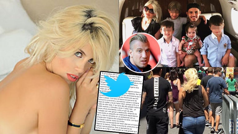 Todos hablan de ella y Wanda Nara se expresó en Twitter (Fotos: Web).