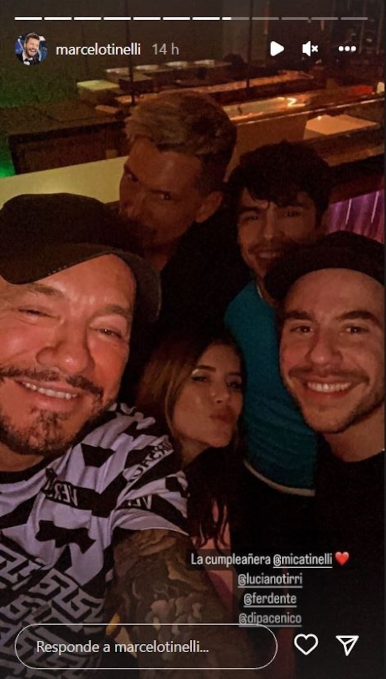 Todos los detalles de la fiesta de cumpleaños de Mica Tinelli con familia y amigos en Buenos Aires