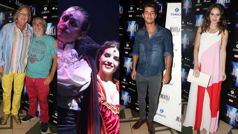 Todos los famosos presentes en el estreno de Drácula, el musical. Foto: Prensa.