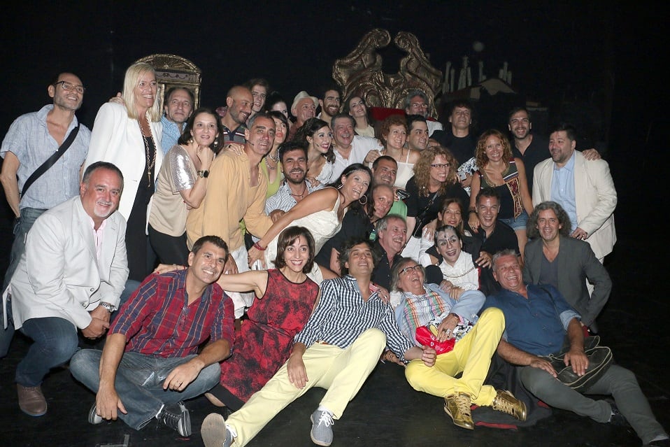 Todos los famosos presentes en el estreno de Drácula, el musical. Foto: Prensa.