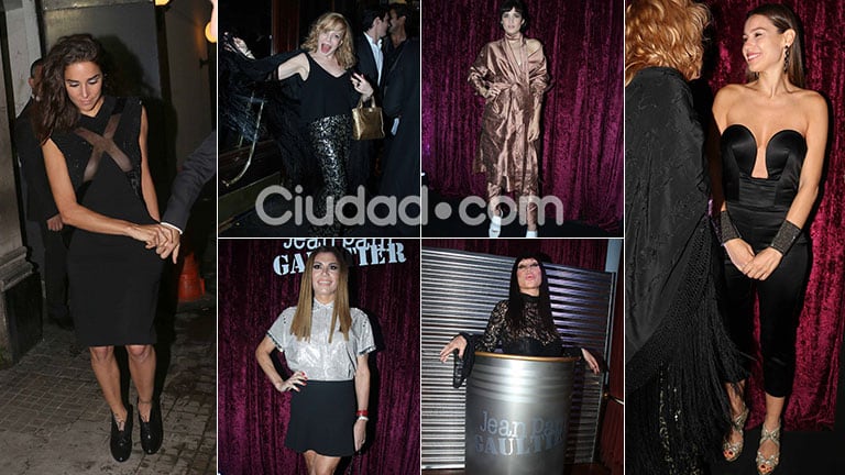 Todos los looks del evento de Jean Paul Gaultier. Fotos: Movilpress.