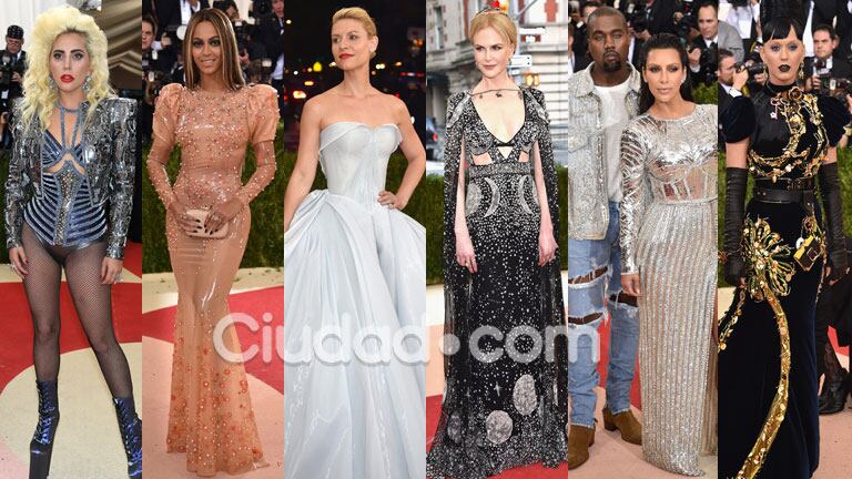 Todos los looks en la red carpet de la Gala del Met (Fotos: AFP).