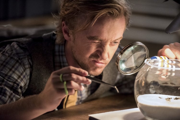 Tom Felton dejó su huella en el show Flash