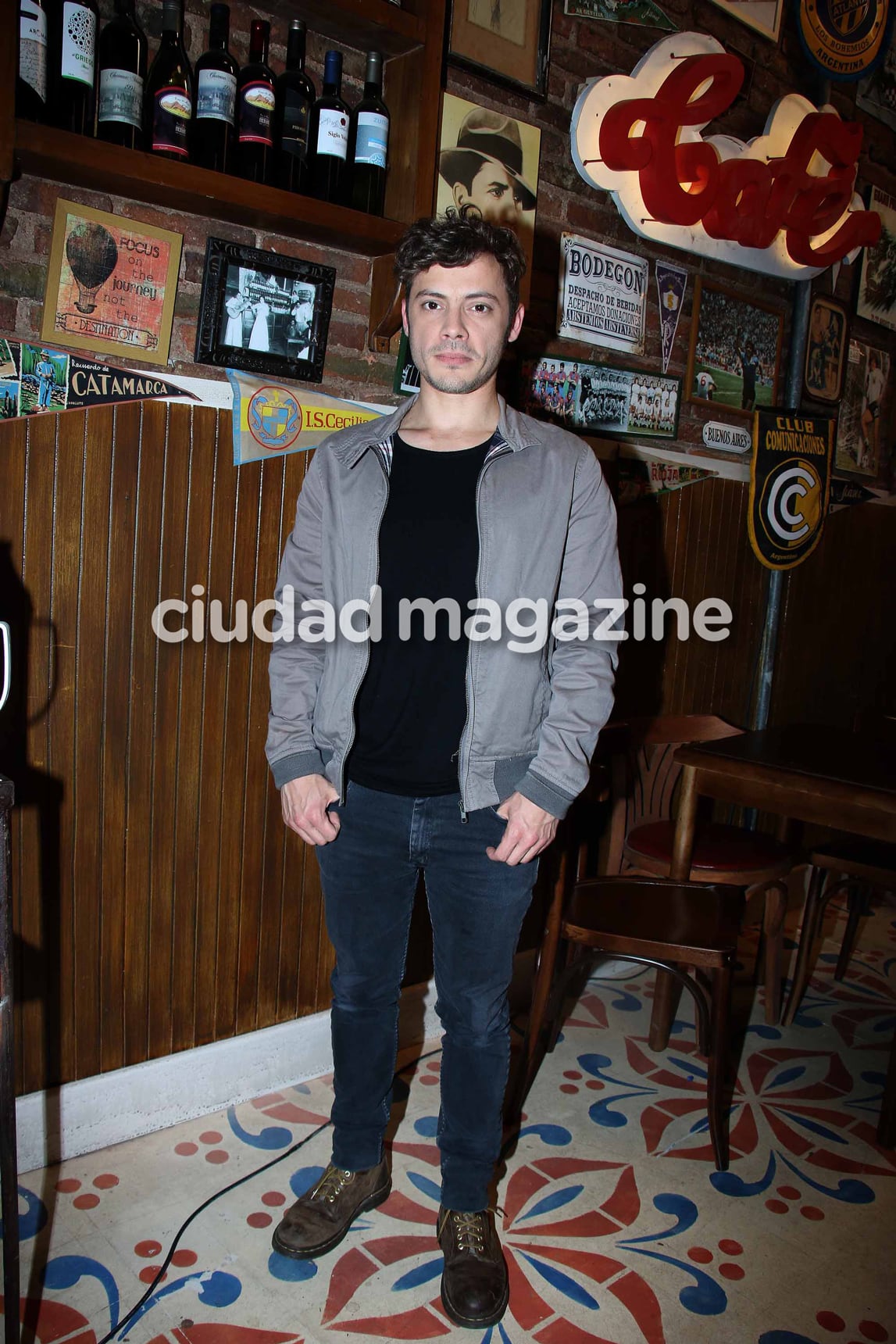 Tomás Fonsi en la presentación de Mi hermano es un clon. (Foto: Movilpress)