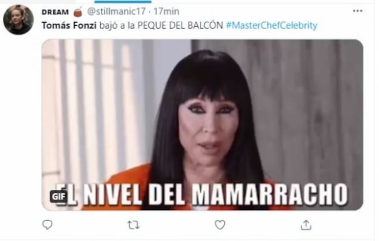 Tomás Fonzi eligió a la Peque Pareto para que baje a la eliminación de MasterChef y estallaron los memes: "Es una competencia"