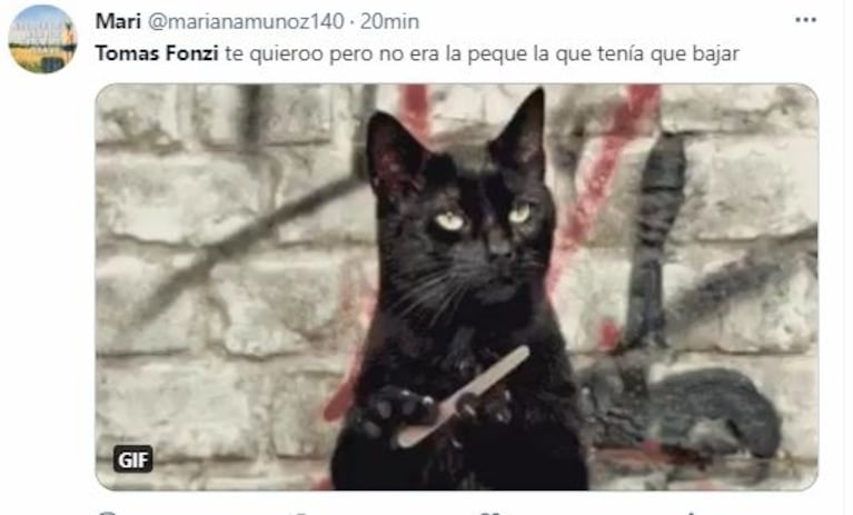 Tomás Fonzi eligió a la Peque Pareto para que baje a la eliminación de MasterChef y estallaron los memes: "Es una competencia"