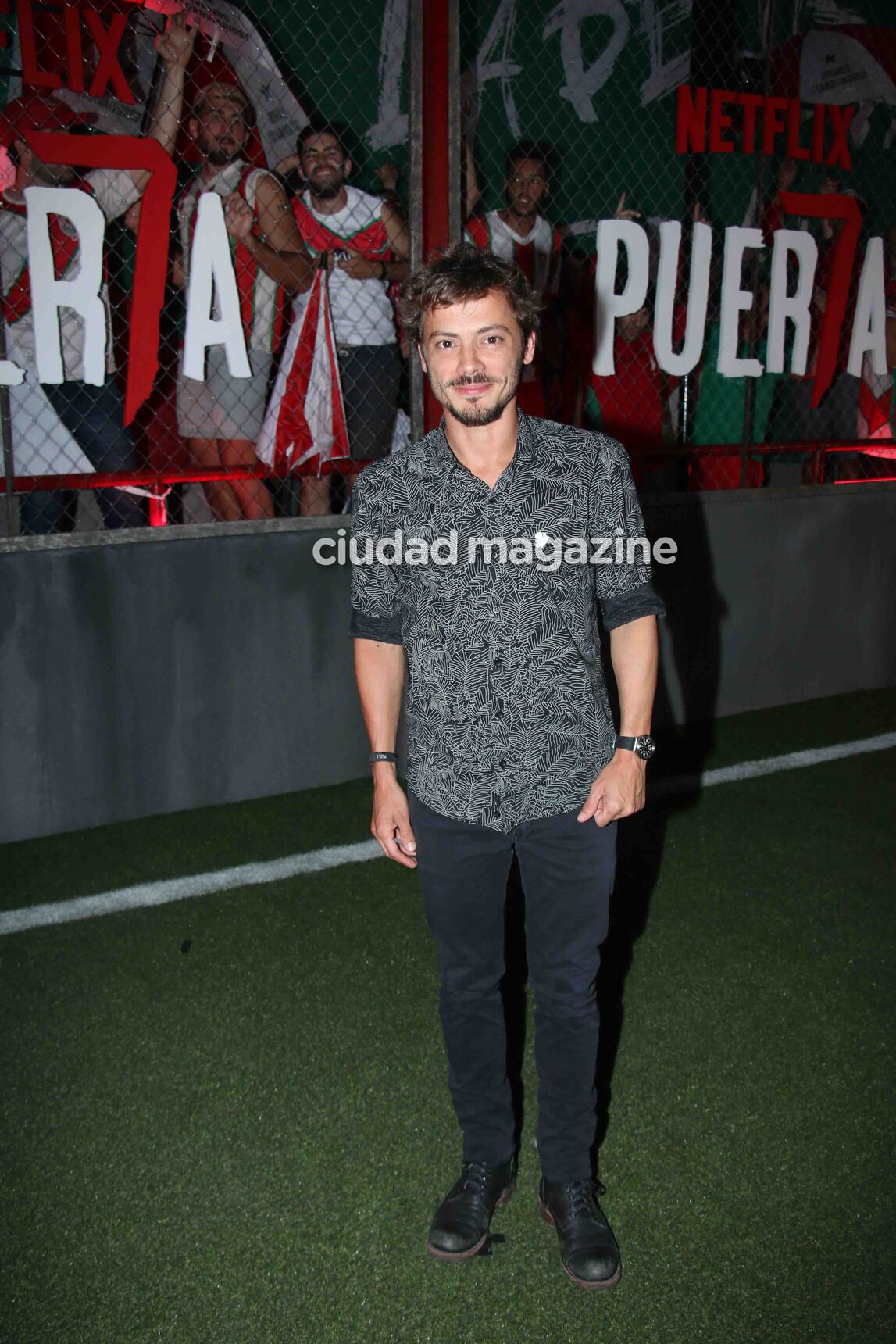 Tomás Fonzi en la presentación de Puerta 7, la ficción de Polka para Netflix. (Foto: Movilpress)