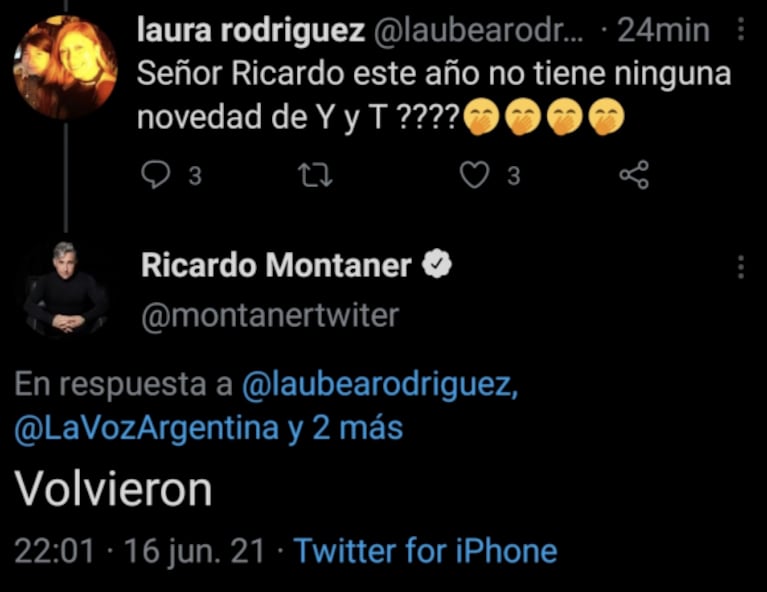 Tremendo blooper de Ricardo Montaner: confirmó la reconciliación de Tini Stoessel y Sebastián Yatra pero luego se arrepintió