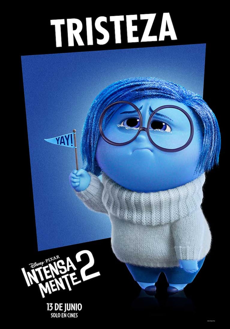 Tristeza en Intensa-Mente 2 (Foto: gentileza Disney - Pixar)