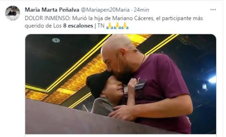 Tweets sobre Agustina Cáceres (Foto: captura Twitter / X)