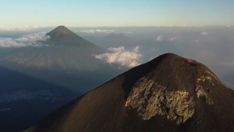 Un fotógrafo captó una increíble imagen desde una perspectiva única