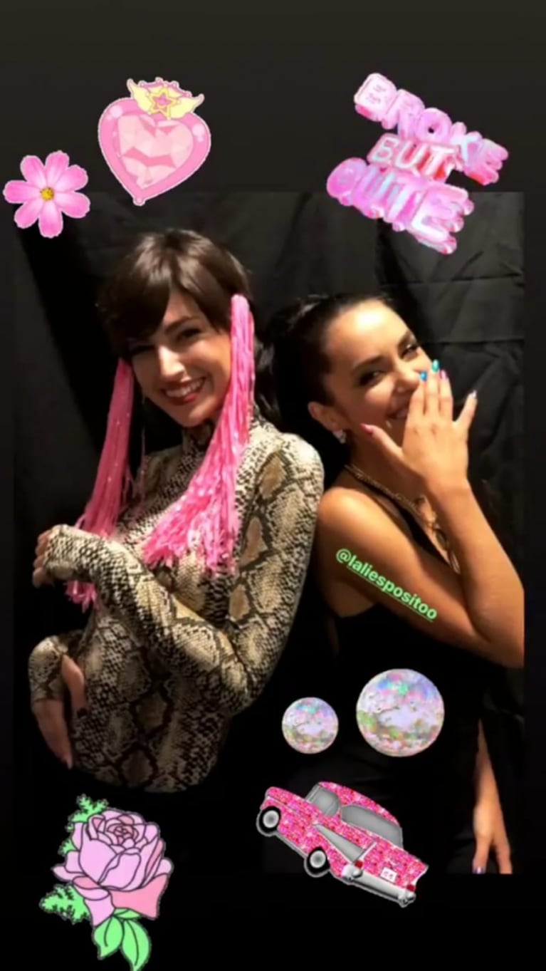 Úrsula Corberó, espectadora de lujo en el show que Lali Espósito brindó en el Luna Park