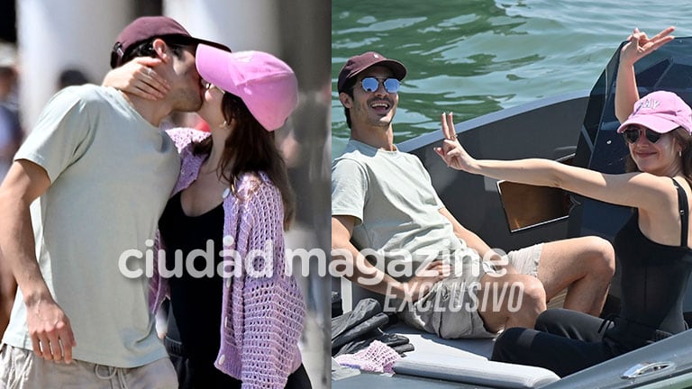 Úrsula Corberó y Chino Darín se mostraron enamorados en Venecia (Fotos: GrosbyGroup).