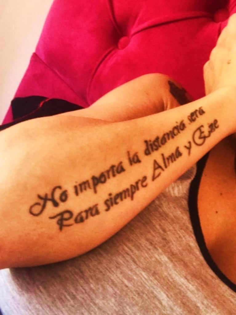 Valeria Aquino tapó los tatuajes que tenía de El Polaco... ¡y mirá qué se hizo arriba!