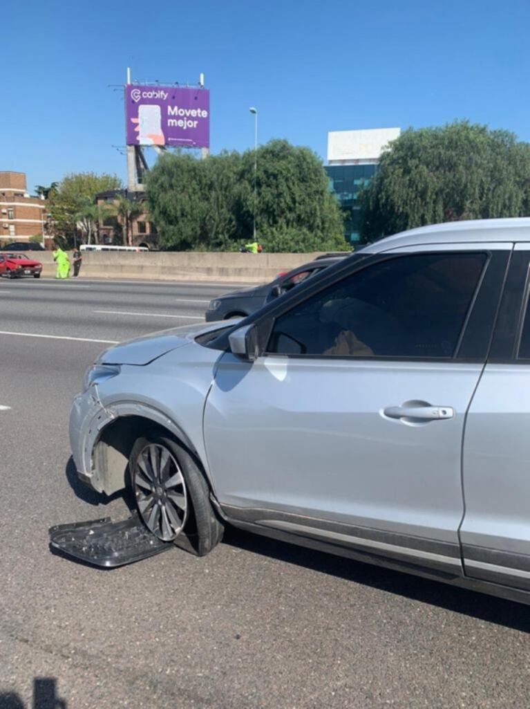 Valeria Archimó tuvo un tremendo accidente automovilístico por dos autos que hacían picadas: "Se salvó de milagro"