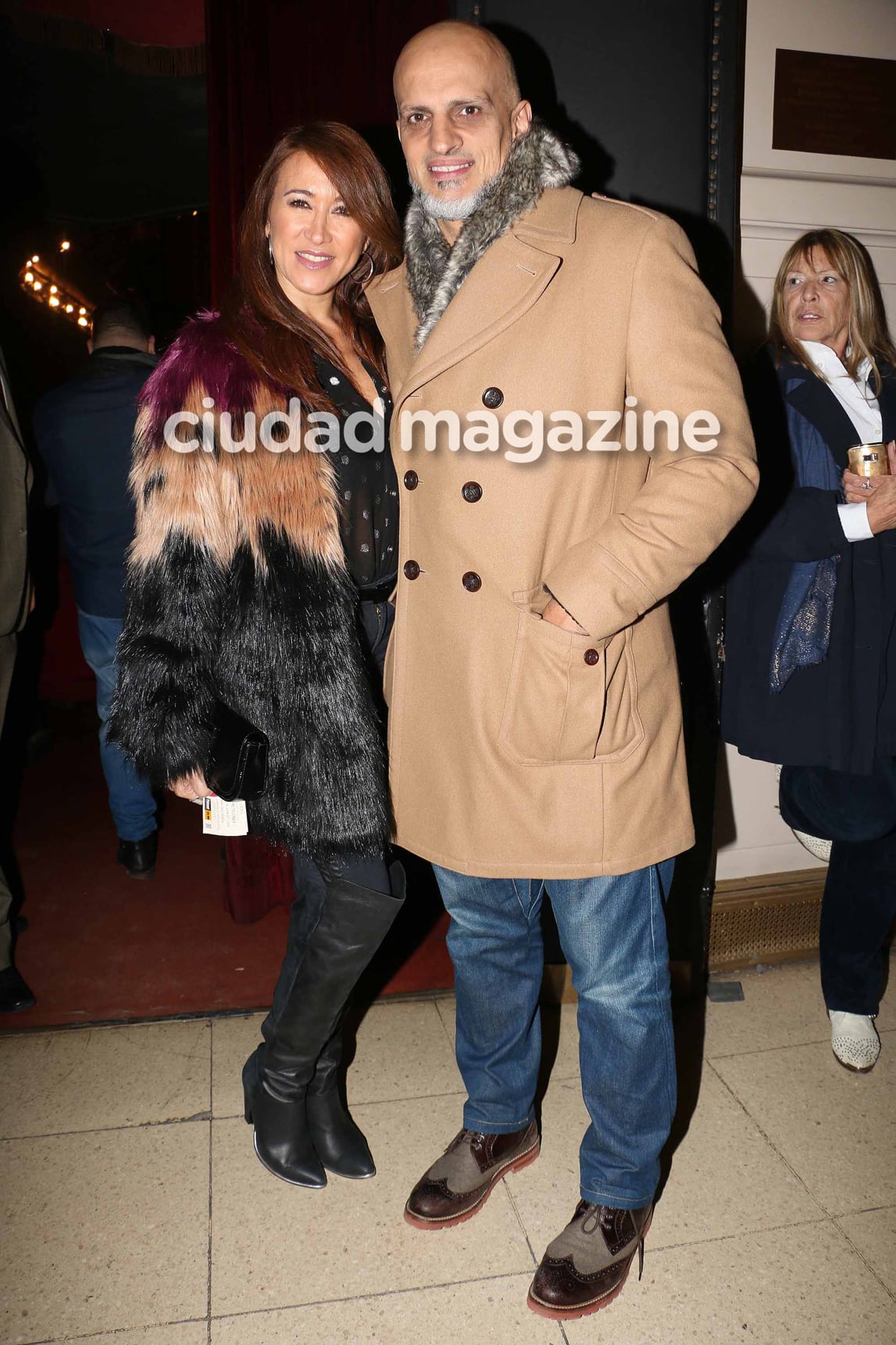 Valeria Archimó y Guillermo Marín en el estreno de Entretelones. Foto: Movilpress - Ciudad.com