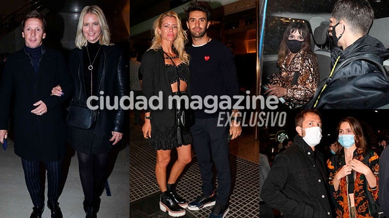 Valeria Mazza y Alejando Gravier, Nicole Neumann y José Manuel Urcera, Celeste Cid e Iván Peirotti, Nicolás Riera en el show de Hernán Cattaneo (Fotos: Movilpress).