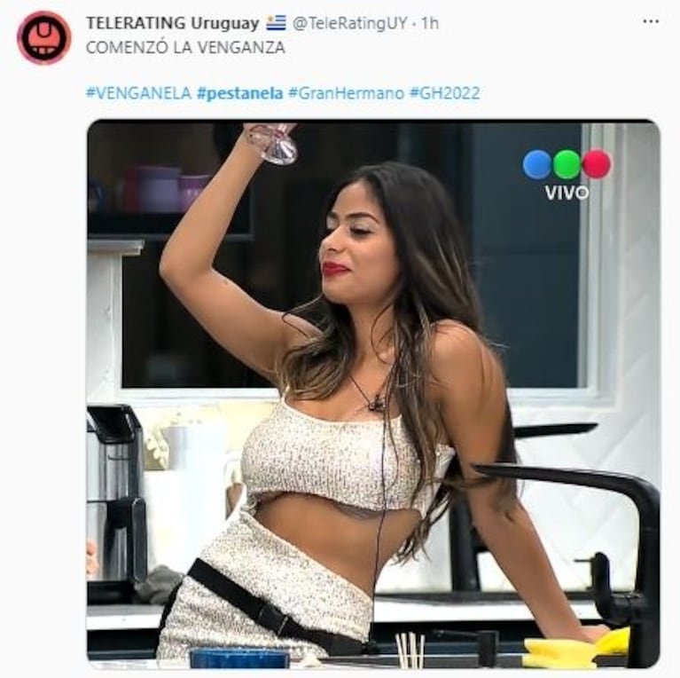 "Vengañela": el regreso de Daniela Celis a Gran Hermano 2022 generó una catarata de memes