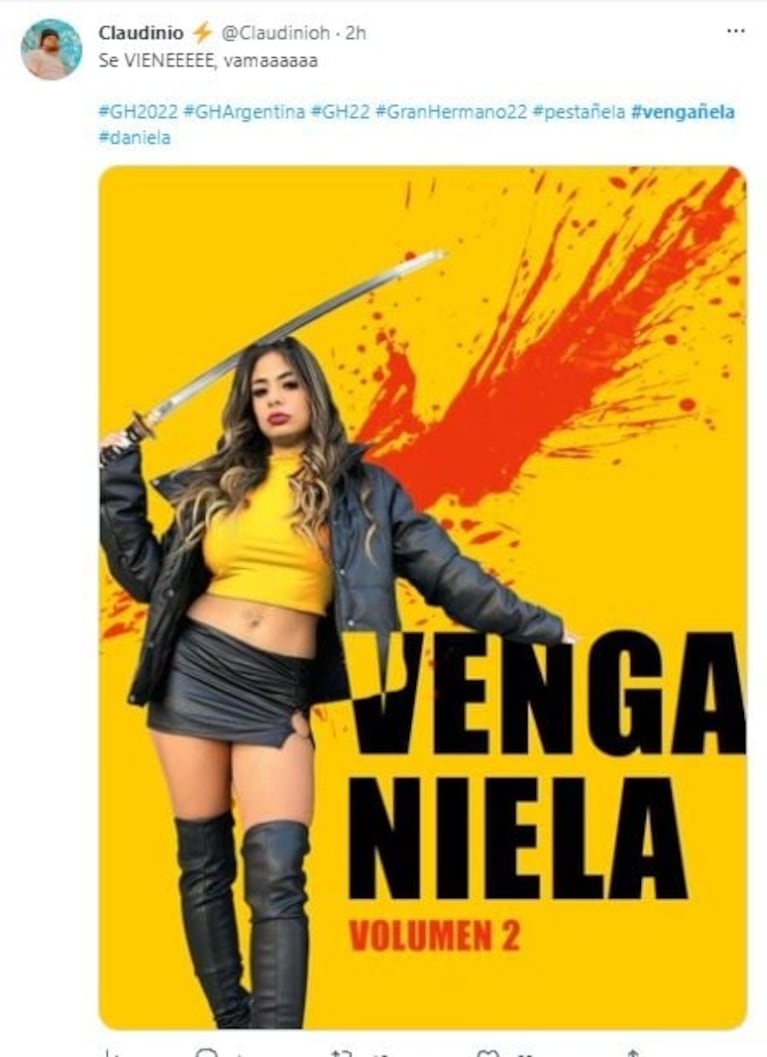 "Vengañela": el regreso de Daniela Celis a Gran Hermano 2022 generó una catarata de memes