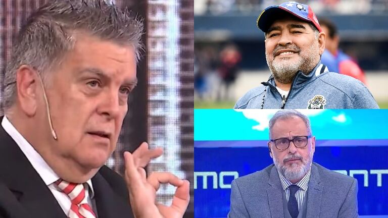 Ventura recordó una reunión secreta con Maradona donde hablaron de Rial (Fotos: Web)