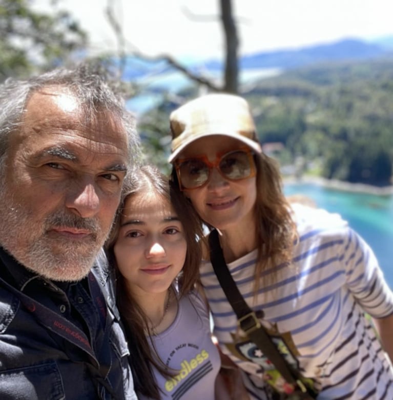 Vero Lozano compartió postales de su escapada a Villa La Angostura con Corcho Rodríguez y Antonia