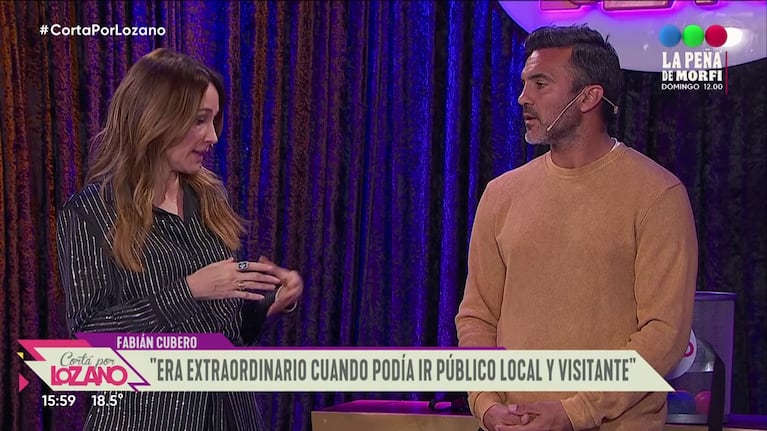 Verónica Lozano y Fabián Cubero.