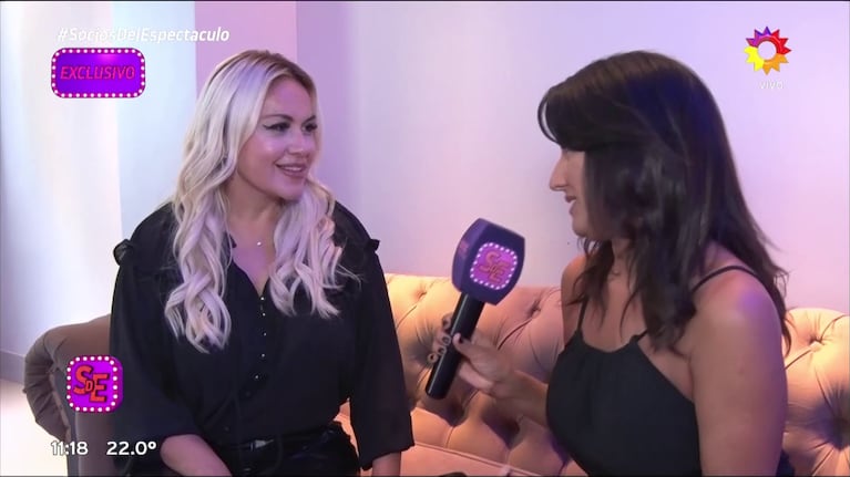 Verónica Ojeda en una entrevista con Socios del Espectáculo.